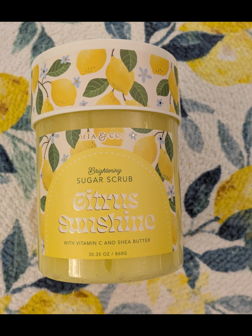 Lemon Lovers Scented Home & Bath Set - Blue & Yellow